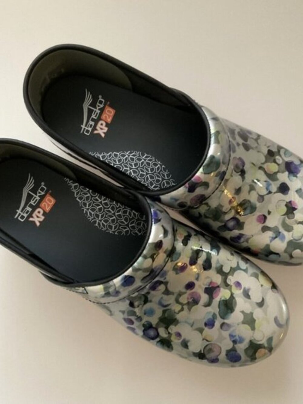 DANSKO XP 2.0 MULTI DOT PATENT LEATHER CLOGS - Picture 11 of 15